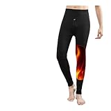 Winter Thermo-Unterwäsche Bottoms Herren Gamaschen Thermos Hosen-Mann Warm Cotton verdicken Unterwäsche-Hose-Männer Warme Hosen Cloth (Color : Black, Size : L.)