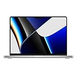 2021 Apple MacBook Pro mit Apple M1 Pro Chip (14-zoll, 32GB RAM, 4TB SSD Kapazität) (QWERTZ German) Silber (Generalüberholt)