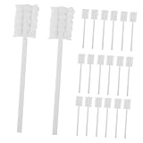 FRCOLOR 2 Boxen Dosen Zungenreiniger Set Einweg Mundpflege Sticks mit Weichem Bürstenkopf pro Dose Sanfte für Neugeborene und Kleinkinder Elternfreundliches Design für Einfache Anwendung