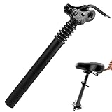 Spring Federsattelstütze, 27.2mm Sattelstütze Klappbar Federsattelstütze E-Bike-Sattelstützen, Fahrrad-Sattelstütze Gefedert aus Aluminiumlegierung für E-Bike-Faltrad, MTB, Downhill