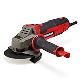 Einhell Winkelschleifer TE-AG 125/1010 (1.010 Watt, 125 mm Scheibendurchmesser, 33 mm Schnitttiefe, Wiederanlaufschutz, Zusatzhandgriff, ohne Trennscheibe)