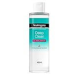 Neutrogena Deep Clean 3-in-1 Mizellenwasser (400 ml), parfümfreie Gesichtsreinigung ohne Alkohol, sanfter Make-Up Entferner ohne Reiben, für alle Hauttypen geeignet