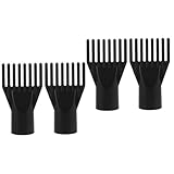 PACKOVE 2 Sätze Haustier Wassergebläse Gerade Haartrocknerdüse Haartrocknerkammdüse Universalkämme Haartrockneraufsatz Föhnkammaufsatz Kammaufsatz Für Haartrockner 2 Stücke * 2