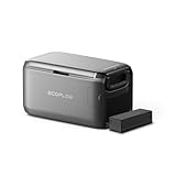 ECOFLOW GLACIER Classic Tragbare Kühlbox 35L mit 298 Wh Zusatzakku, 43 Std. netzunabhängige Kühlung, 25 Min. Schnellgefrierfunktion, AC/DC/Solarenergie, Mini-Kühlschrank für Camping, Roadtrips, Angeln