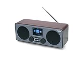 Xoro DAB 600 IR Internetradio (Stereo, DAB Plus, UKW, Wecker, USB 2.0, Farbdisplay) grau