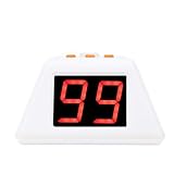 4 -seitiger Digitaler Timer, Digitaler Schuss -Timer -Summer -Summe Einstellbare Helligkeit für Schach (White)