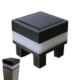 Tanxier Solar Terrassenleuchten | Wasserdicht 2-Farbige Solar Terrassenleuchten - Für Terrasse Garten Gehweg Eingangstor Auffahrt Poolbereich