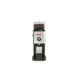 Lelit PL72 William, professionelle On demand Kaffeemühle mit 64 mm flachen Mahlscheiben und schwarzem LCC Display, um alle Parameter zu leisten, Edelstahl