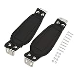 ERYUE Longboard Feet Fixing Fixing Mietboard Board Foot Holder Metallhalter Elektrische Rollerzubehör mit Funktionellen Nylongurten