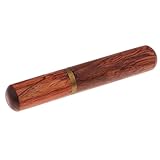 sporful Zigarrenröhre aus Holz für eine Zigarre – Luftdichter Reisekoffer Humidor, tragbarer Holzaufbewahrungshalter, elegante Zigarrenröhre aus Holz für eine Zigarre – tragbare Reisetasche mit