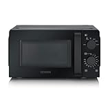 SEVERIN MW 9587 Mikrowelle Schwarz (matt), Edelstahl 800W Timerfunktion