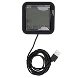 Smart WiFi -Thermometer Hygrometer Elektronische Tinte Anzeige drahtloser Temperaturfeuchtigkeitssensor mit genauen Messwerden einstellbaren Modi Sicherheitsdesign für Home Office