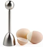 Eieröffner Eierköpfer Eieröffner aus Edelstahl Eier Cutter für harte und weiche Eier Harte Gekochtes Eier Cracker eierschal Abscheiderentferner