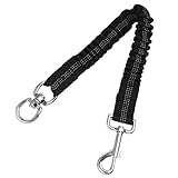 CIYODO Pet Elastic Seil Heavy Dut Hundekolben Drinnen Unzerbrechlich Bungee-verlängerung Für Die Hundeleine Bungee Zur Verlängerung Hundeleine Stark Hundeleine Bungee Ist Schwarz