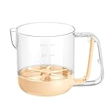 Manueller Rührbecher, Salatdressing-Shaker-Flasche, Küchen-Eierschlägel, Flüssigkeits-Mischbecher, Vinaigrette-Dressing-Flasche