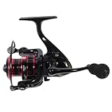 Toddmomy 1Stück Angelrolle mit Austauschbarem Spinner Spinnrolle für Links und Rechtsnutzung für Outdoor Angeln Langlebige Konstruktion mit Metallalarm und Hoher