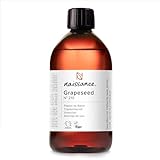 Naissance Traubenkernöl (Nr. 210) - 450ml - Raffiniert für Haare, Haut, Körper, Kosmetik, Massage