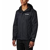 Columbia Herren Pouring Adventure Ii Wasserdicht Regenjacke, Schwarz, XL EU