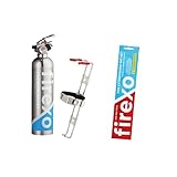 Firexo Kleiner Feuerlöscher (500 ml) und Pfannenfeuerlöscherbeutel – Mehrzweck-Feuerlöscherpaket für ALLE BRÄNDE