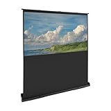 TONFEION Leinwand Beamer 170x100cm Rollo-Leinwand 16:9 Projektionsleinwand, Gain 1.2, 4K & 8K Kompatibel, 160° Blickwinkel, Höhenverstellbar Klappbar Groß Leinwände, Inkl. Tragegriff und Drehfüßen