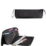 drburpily Heizmatte für Haarglätter und Haar Accessoires Aufbewahrungstasche Stoff Hitzebeständige Matte für Haarglätter Haarspangen, A
