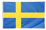 Star Cluster 90 x 150 cm Flagge Schwedens/Schweden Fahne/Sveriges flagga/Flag of Sweden (SWE 90 x 150 cm)