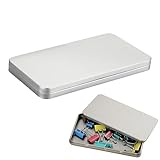 Fangfhai Geldkassette, Aufbewahrungsbox für Geld, Bargeld, Organizer mit Deckel, Schnellzugriff, Pillenspender für Akte, Pfand, Armband, Ohrstecker, Halskette