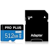 512 GB Micro-SD-Speicherkarte, Hochgeschwindigkeitsklasse 10, Speicherkarte für Smartphone, tragbare Spielgeräte und Drohnen