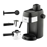 Milageto Espresso -Maschine Italienische Kaffeemaschine 800W kompakt tragbarer Hochdruckmilch Frother