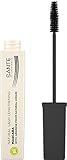 SANTE Naturkosmetik Natural Lash Lengthening Mascara 01 Black, Schwarze Wimperntusche für lange & definierte Wimpern mit besonders feiner Bürste, Vegan, 8ml