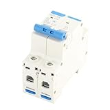 DZ47, 63 Mini-Leistungs Schalter, Hoch Empfindlicher 2-Pol-Unterbrecher für Solarenergie und Photovoltaik-Anlage, Feuer-und Verschleiß Festigkeit, Bequeme Installation, 4500A (20A)