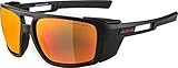 ALPINA SKYWALSH - Wasserabweisende und Beschlagfreie Sport- & Fahrradbrille Mit 100% UV-Schutz Für Erwachsene, black matt, One Size