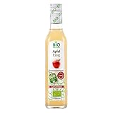 Bio Apfelessig Naturtrüb 250ml – Ungefiltert, Mit „Essigmutter“, Ideal für Salate, Saucen und Gesundheitsvorteile – BioNaturo