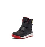 Sorel Kinder Unisex Winterstiefel, CHILDRENS WHITNEY II STRAP WP , Grau Jet X Poppy Red , 21 EU