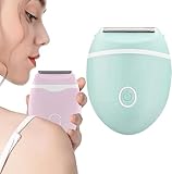 Lady Shaver 2.0-2024 Damenrasierer für Intimbereiche, seidig glatte Haut, Mini-Rasierer, elektrisch, abnehmbar, waschbar, Ladyshaver für Gesicht, Beine, Unterteil (Grün)