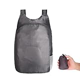 INLANDSIS Wanderrucksack Leichter Trekkingrucksack Tagesrucksack (kompakt) Faltbarer Rucksack Camping- und Wanderrucksack Hergestellt aus atmungsaktivem Mesh-Polyester