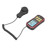 BENETECH Digitales Luminanzmessgerät, reaktionsschnelles Licht, Luxmeter in dunklem ABS, 14,5 x 6,7 x 2,8 cm, 1 x Batterie nicht im Lieferumfang enthalten, für Umweltwissenschaften