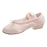 Ballettschuhe für Damen – Tanzschuhe für Damen, mittelhoher Absatz, geteilte Sohle, Gymnastik, Tanz, Bauchtanz, Ballett, Yoga-Schuhe, bequem, Tanz, Ballett, Performance, Indoor-Schuhe, Yoga