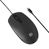 Yeselino Typ-C-Gaming-Maus, 3700 C, ergonomisches Design, verstellbar, 2000 dpi, für PC, Tablets, Laptops und mehr, verstellbare Maus, Notebook-Maus, 3700 C, optische Maus, 2000 dpi, hohe Genauigkeit