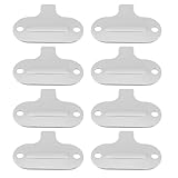 SING F LTD 8 Stück 79544 Nähmaschinen-Nadelplatten-Schraubendreher, 30 x 22 mm, Edelstahl, kompatibel mit Heimnähmaschinen