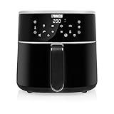 Princess Digitale Heißluftfritteuse – 6 L – 8 voreingestellte Programme – Weniger Öl – Digitaler LED-Touchscreen – 1500 W –Airfryer 182244