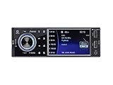 Caliber Autoradio Bluetooth - Auto Radio Bluetooth USB - DAB+ / FM - 1 DIN Radio Auto - Autoradio mit Bluetooth Freisprecheinrichtung - Schwarz