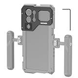 NEEWER Objektiv hintere Platine für PA021 Telefonkäfig kompatibel mit Samsung Galaxy S23 Ultra, Handy Kameraobjektiv Halterung aus Aluminium mit 17mm Gewinde für Weitwinkelaufnahmen, PA033