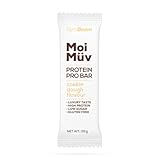 GymBeam MoiMüv Protein-Riegel - Vielschichtiger Protein-Snack mit luxuriösem Geschmack, hoher Proteingehalt, unterstützt Muskelwachstum & Knochengesundheit, Proteinriegel (55 g, Cookie Teig)