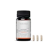 sovita Lavendel Passionsblume Kapseln | Mit Magnesium für die Nacht | Natürliche Unterstützung bei Stress & innerer Unruhe | Fördert entspannten Schlaf | 90 vegane Kapseln