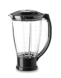 Moulinex xf634bb1 Standmixer Kunststoff – Zubehör für Küchenmaschine Masterchef Gourmet – Kapazität 1,5 Liter – Klingen zerlegbar für eine einfache Reinigung