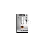 Melitta Caffeo Solo & Perfect Milk - Kaffeevollautomat - mit Milchsystem - Milchaufschäumer - 3-stufig einstellbare Kaffeestärke - Silber (E957-103)