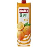DIMES Orange Fruchtsaftgetränk – 1 L Flasche | Mindestens 25 % Fruchtanteil