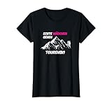 Echte Mädchen gehen Tourenski Shirt Skitour Touring Ski T-Shirt