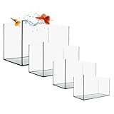 GarPet Aquarium Becken 60x30x30 54 L rechteckig Standard Größen Glas Aquariumbecken Salzwasseraquarium